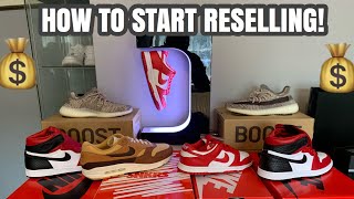 HOW TO START RESELLING SNEAKERS! BEGINNER GUIDE HOW TO MAKE £1,000 RESELLING SNEAKERS!***DETAILED***