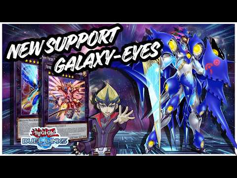 NEW GALAXY-EYES PHOTON DRAGON SUPPORT DUEL LINKS | NEW SKILL RANKED GAMEPLAY
