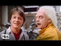 Doc Brown And Marty McFly Arrive In The Future Clip Back To The Future Part II TBS