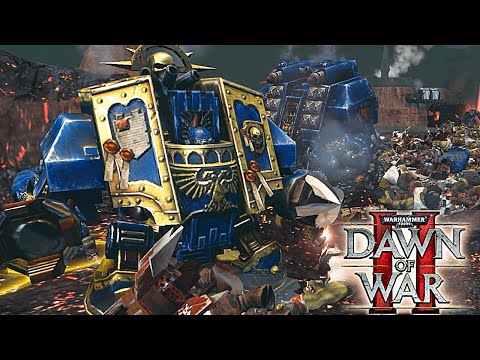 ONLY DREADNOUGHTS: Crimson Fists vs Orks! - Astartes Mod | Warhammer 40K: Dawn of War 2: Retribution