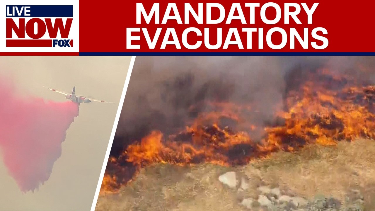 Southern California fire grows to 3,500+ acres, triggering mandatory evacuations