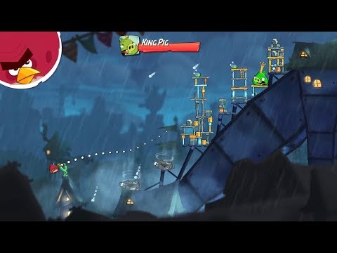 Angry Birds 2: LEVEL 210, Pig City Steakholm - Gameplay (BOSS LEVEL!)