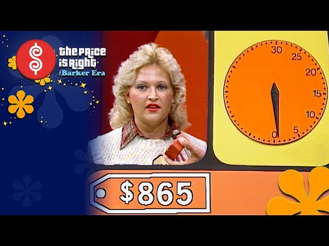 Contestant Is Determined to Beat CLOCK GAME With Seconds to Go! - The Price Is Right 1984