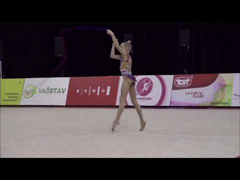 Emilia Komarewicz Junior – Grand Prix and Tart Cup Brno 2020 – rope routine