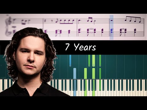 How to play piano part of 7 Years by Lukas Graham (sheet music)