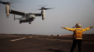 USS Bataan (LHD 5) Flight Ops in the Arabian Gulf