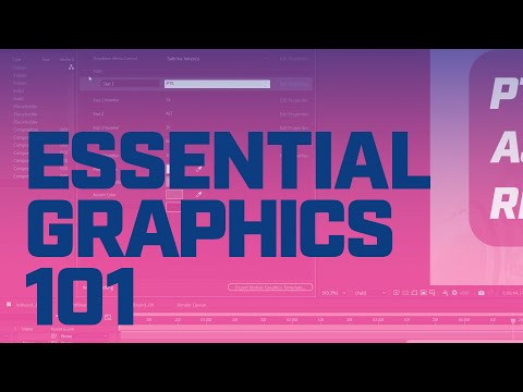After Effects Essential Graphics 101: Templatize your workflow