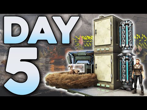 Building Our New Breeding Area and Day 2 Raiding! - ARK PvP