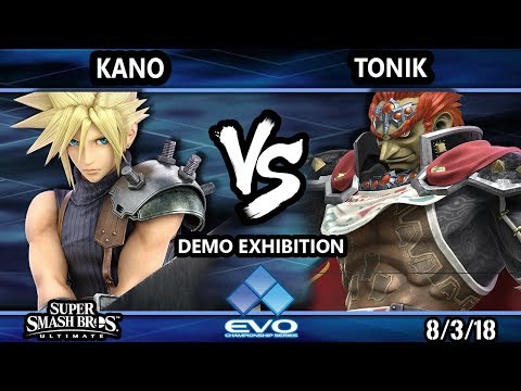 Evo Demo SSBU - Kano (Cloud) Vs. Tonik (Ganondorf) Smash Ultimate