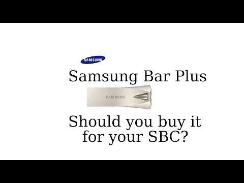 SAMSUNG BAR Plus 3.1 USB Flash Drive, 128GB, 400MB/s, Rugged Metal Casing, Storage Expansion for Photos, Videos, Music, Files, MUF-128BE3/AM, Champagne Silver video review thumbnail