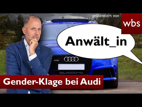 Gender-Klage bei Audi wegen "Anwält_in": Ist das männerfeindlich? | Anwalt Christian Solmecke