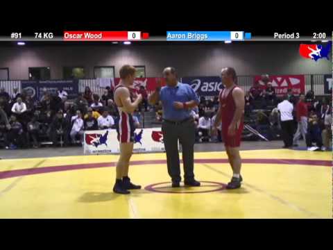 2011 U.S. Open FRI GR 74 KG: Oscar Wood vs. Aaron Briggs Cons. Round 3