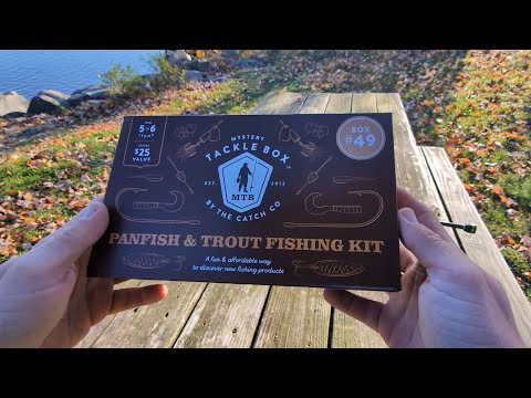 Unboxing a Mystery Tackle Box from Walmart Trout & Panfish Fishing Kit #49 | ASMR 