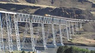 preview picture of video 'Boardman Coal Train on UP's Joso Bridge'