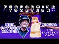 Neil Patrick Harris Perform With The Savitsky Cats Cat High Five