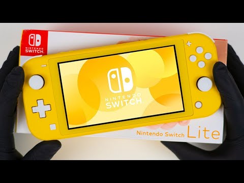 Nintendo Switch Lite Unboxing + Gameplay - ASMR