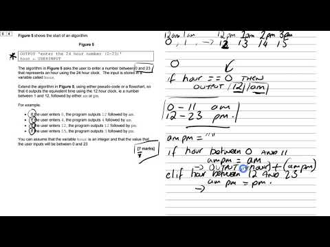 AQA Computer Science Walking Talking Mock 3.1.1 Representing Algorithms