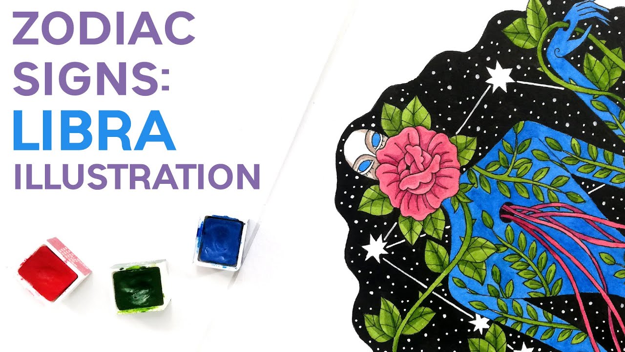 Zodiac Signs: Libra illustration