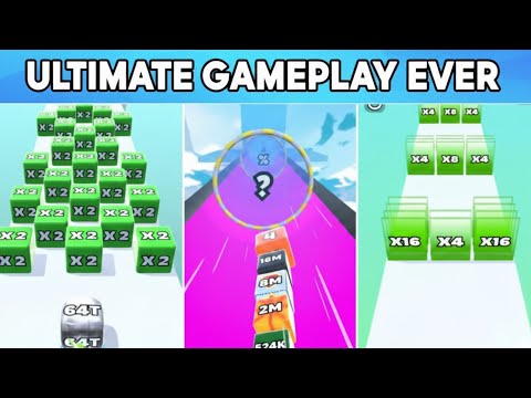 Epic Jelly Cube Clash! Jelly Run 2048 🟦 vs Jelly Tube Run 2048 🔶 | Intense Gameplay Showdown 