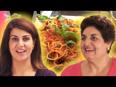 Spaghetti Puttanesca for Love - Rosa & Rico... On a Roll!