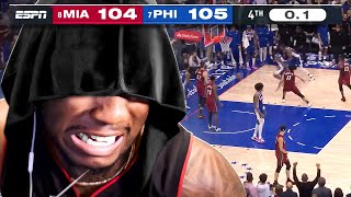 … THE  MIAMI HEAT MIGHT BE DONE.. Heat vs 76ers Play in Tournament REACTION