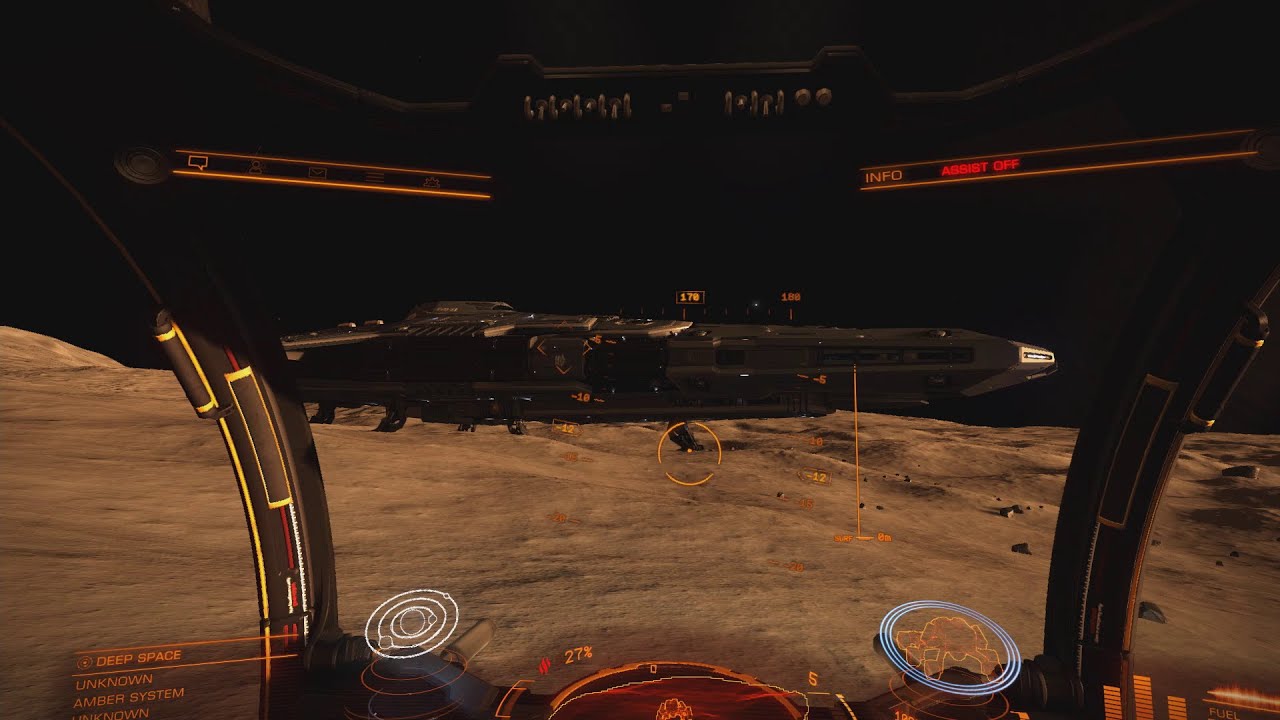 Landed Federal Corvette viewed from an SRV - YouTube