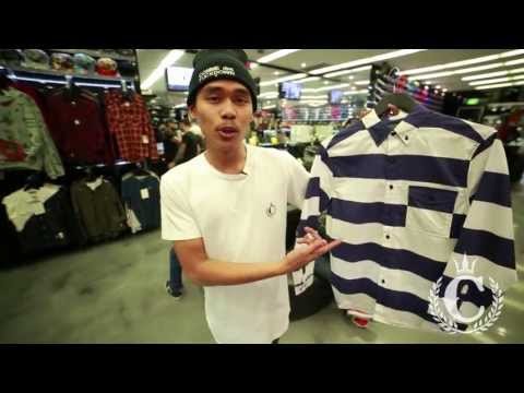 Crooks & Castles - Gang Stripe Long Sleeve Button Up Shirt (feat. Prince @ Culture Kings Sydney)