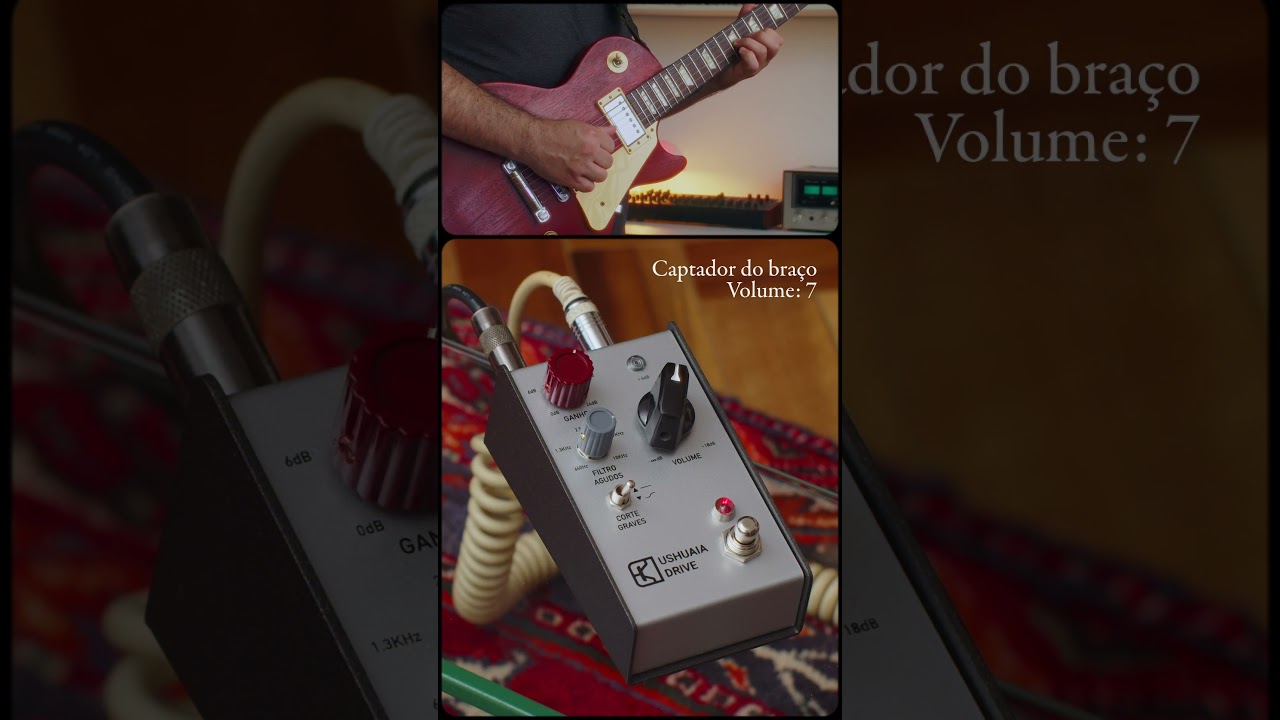 O Ushuaia Drive possui saturação extremamente dinâmica. #guitar #drive #analog #cachaloteaudio