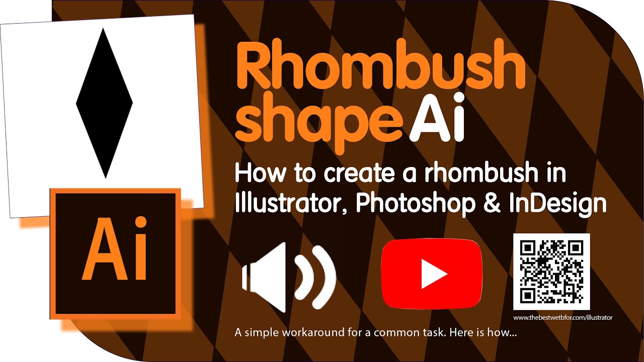 rhombus shape Illustrator AI