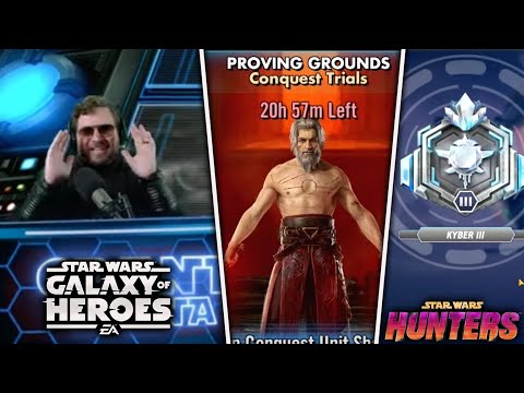 INSANE Grand Arena Championship, Malicos Proving Grounds in SWGoH, I Made Kyber in Star Wars Hunters
