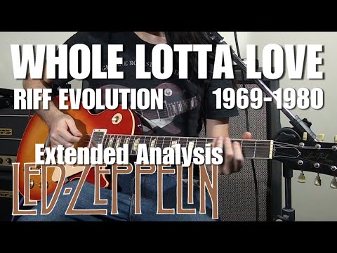 Live "Whole Lotta Love" Riff Evolution (1969-1980) | Extended Analysis | Led Zeppelin