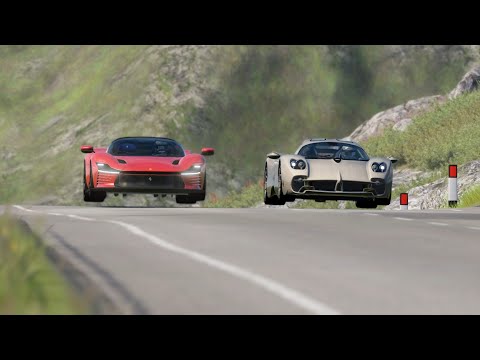 Ferrari Daytona SP3 2022 vs Pagani Utopia 2023 at Highlands