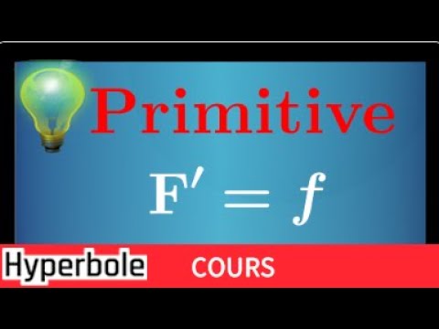 Primitive of a function: Understanding the course and properties - Final year maths