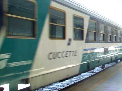 EXP 14460 Roma Ostiense Lourdes con E444 085 e barellata non climatizzata