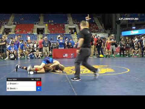 88 Lbs Rnd Of 16 Jakob Brown Virginia Vs Braeden Davis Michigan