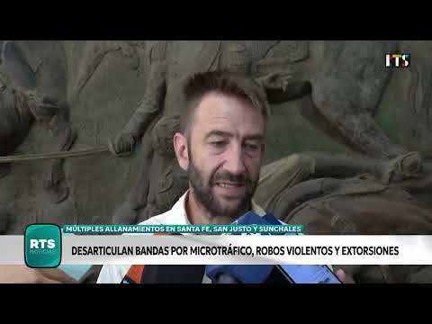 ALLANAMIENTOS EN SANTA FE, SAN JUSTO Y SUNCHALES | “DELITOS VINCULADOS A VIOLENCIA ALTAMENTE LESIVA”