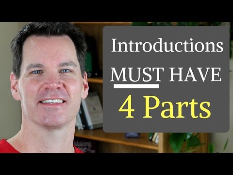 How to Organize a Speech or Presentation