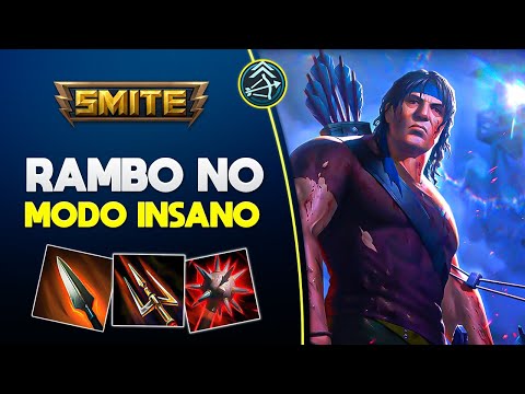 Rambo no modo TURBO no SMITE! ULLR ADC - ⚡ Smite BR Conquista