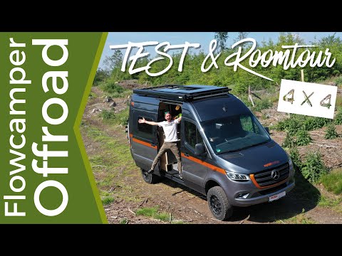 Flowcamper Max auf Sprinter 4x4 - Test und Roomtour des Allrad Campers