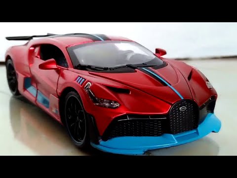 Металлическая машинка Newao Model 1:32 «Bugatti Divo» 15 см. A3217B инерционная, свет, звук / Микс