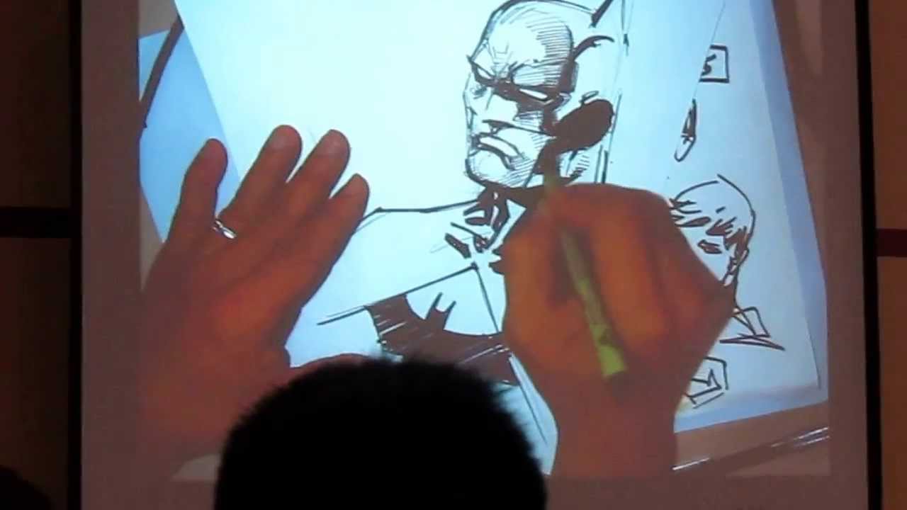 Jim Lee Batman Art Demonstration Amazing Las Vegas Comic-Con