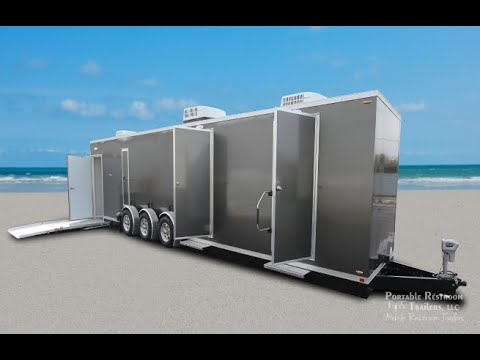 ADA Restroom Trailer +8 Station | Oahu Series - Narrow Body