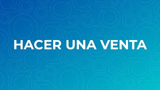 Hacer una venta