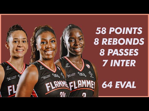 Franchelin, Clarke et Bankole ont mené les Flammes vers leur 7ème victoire en 8 rencontres