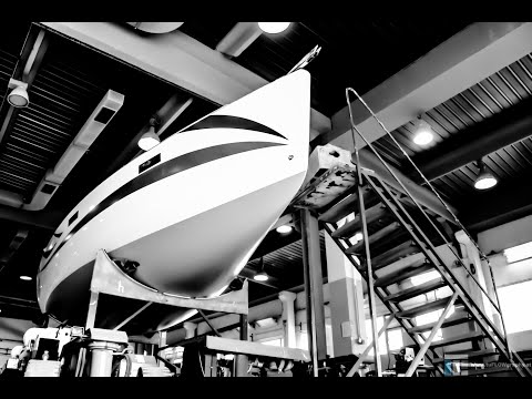 Inside of Salona Yachts shipyard
