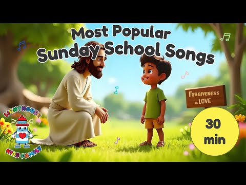 30 Minutes of the Most Popular Sunday School Songs for Kids | Jesus Songs & Bible Music