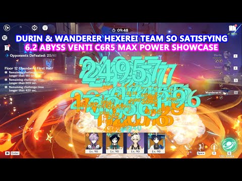 Durin & Wanderer Hexerei Team so Satisfying : 6.2 Abyss Venti C6R5 Max Power Showcase