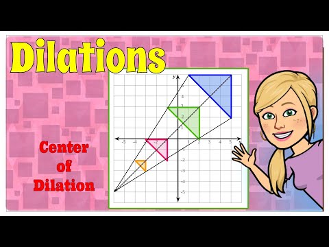 Dilations On The Coordinate Plane
