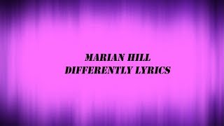 Marian Hill Differently lyrics