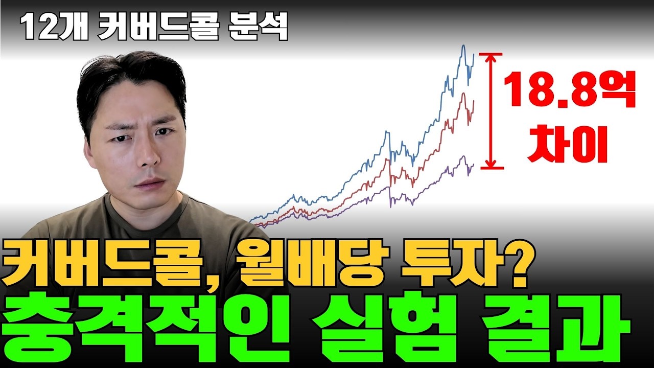 커버드콜, 그냥 지수에 뒀으면 '18억' 더 벌었습니다